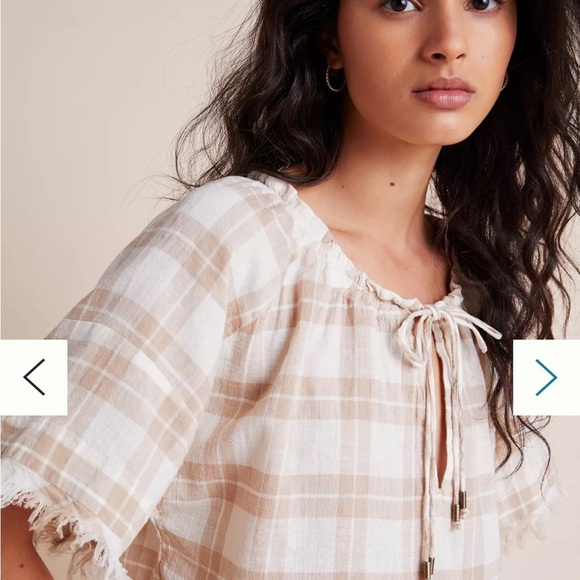 Anthropologie Pilcro Bette Babydoll Blouse XS - Picture 2 of 6